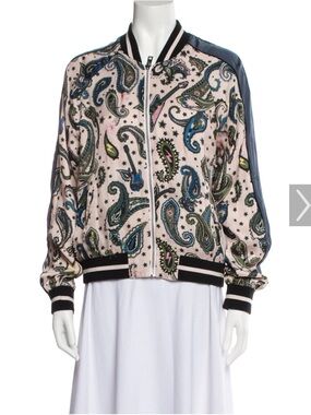 Zadig & Voltaire Billie Reversible Paisley Jacket, Size L